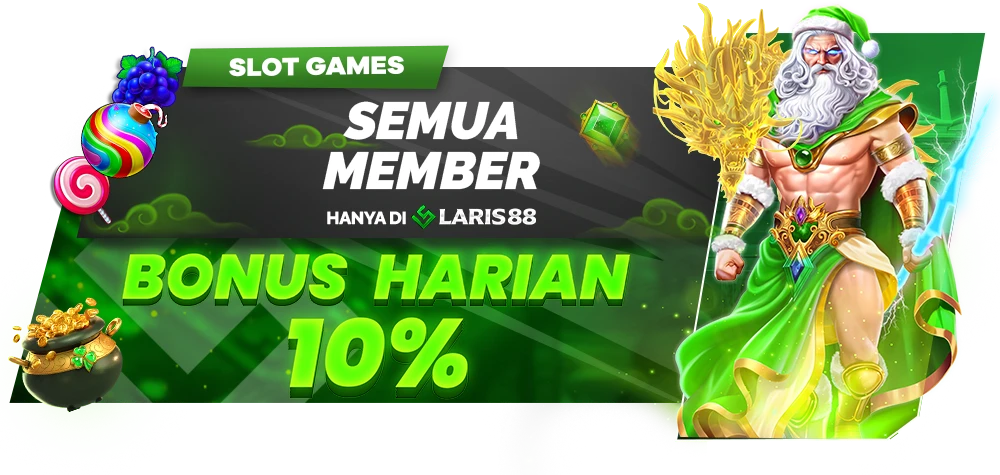 BONUS HARIAN 10%